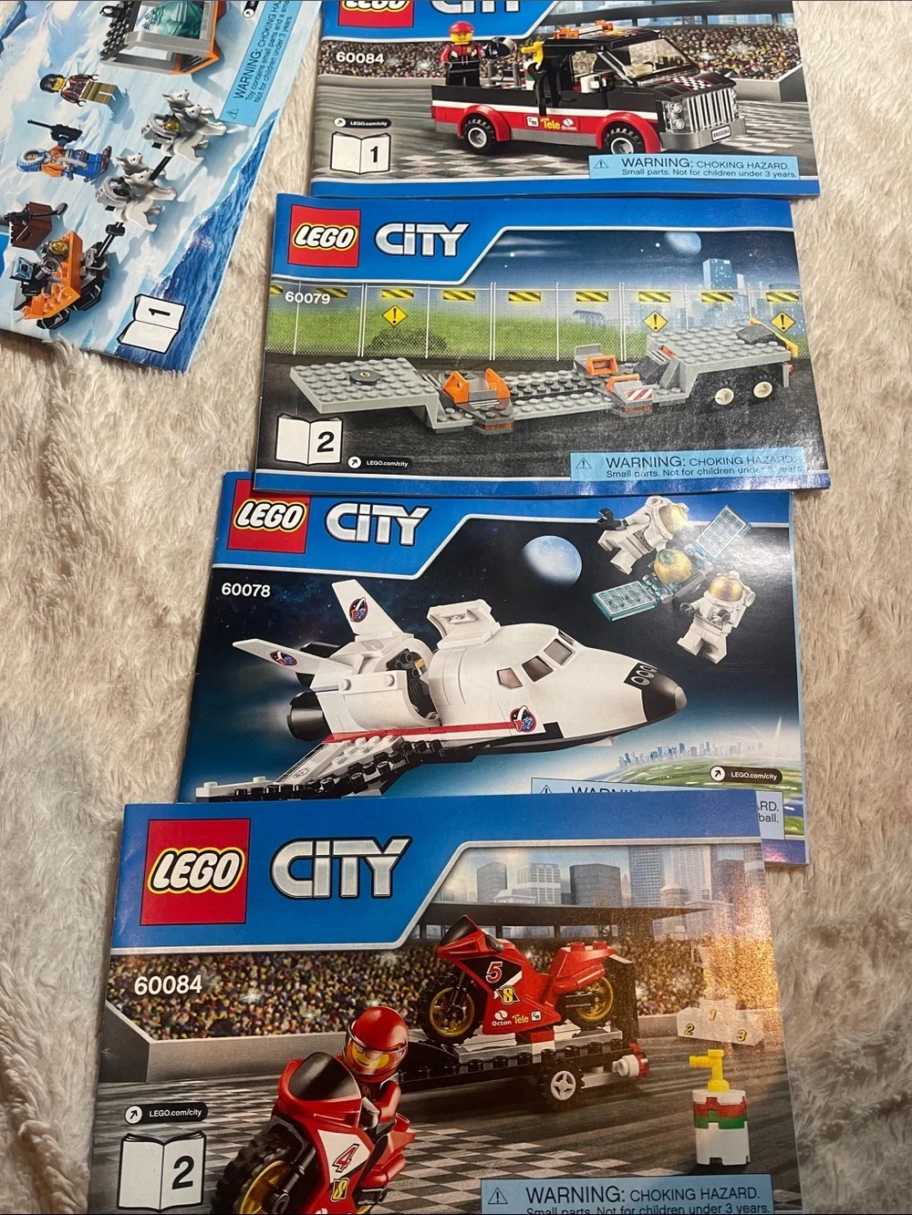 LEGO City Blue White Instruction Booklets - Multiple Sets - Picture 2 of 4